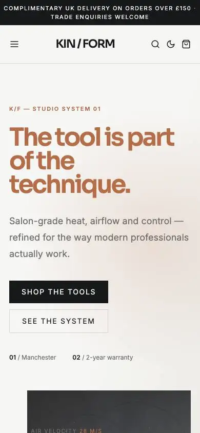 Bt D14 Hair Tools mobile website preview
