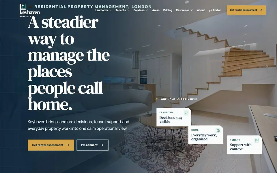 Keyhaven Property website preview