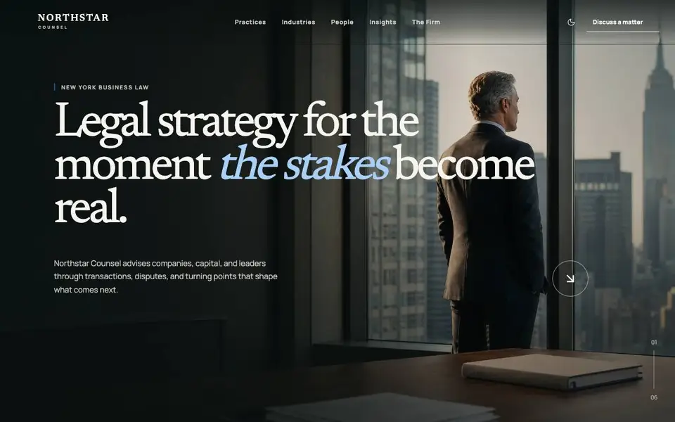 Northstar Counsel website screenshot
