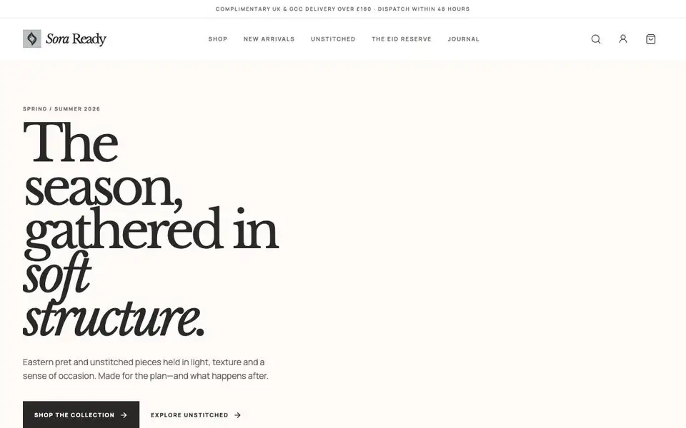 Sora Ready Site website screenshot