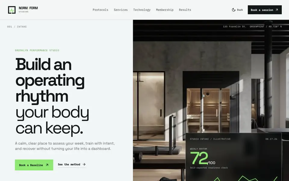 Wl D13 Biohacking Studio website screenshot