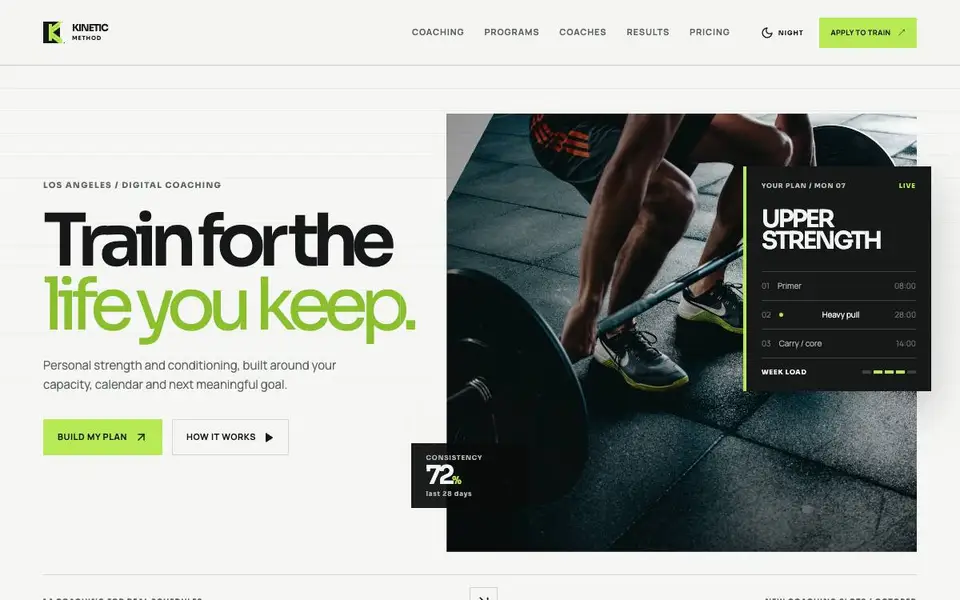 Wl D15 Kinetic website screenshot