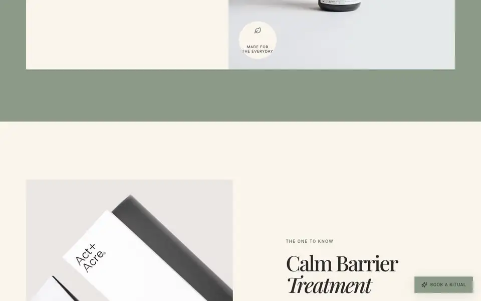 Cedar And Cove interior page and content preview