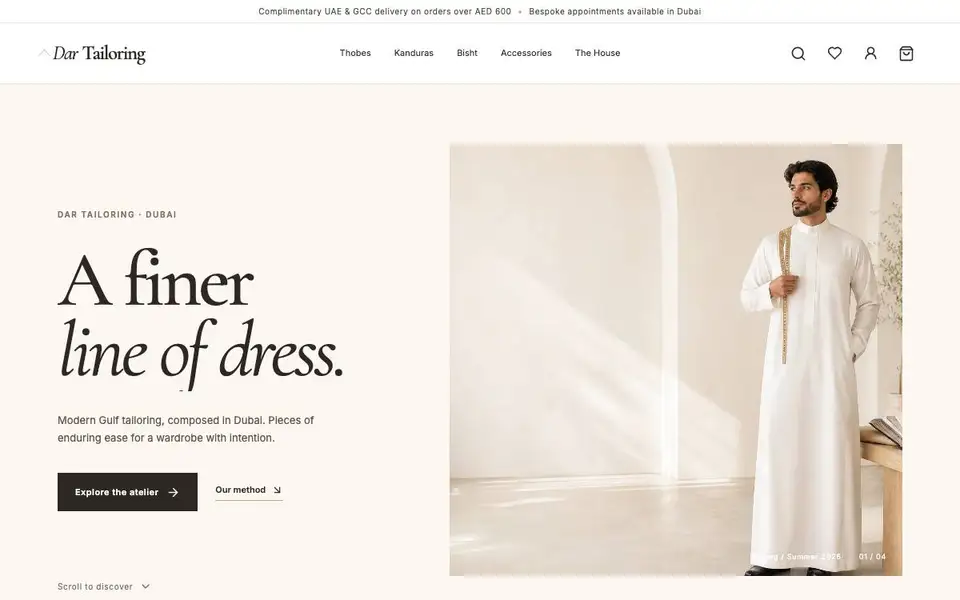 Dar Tailoring project preview