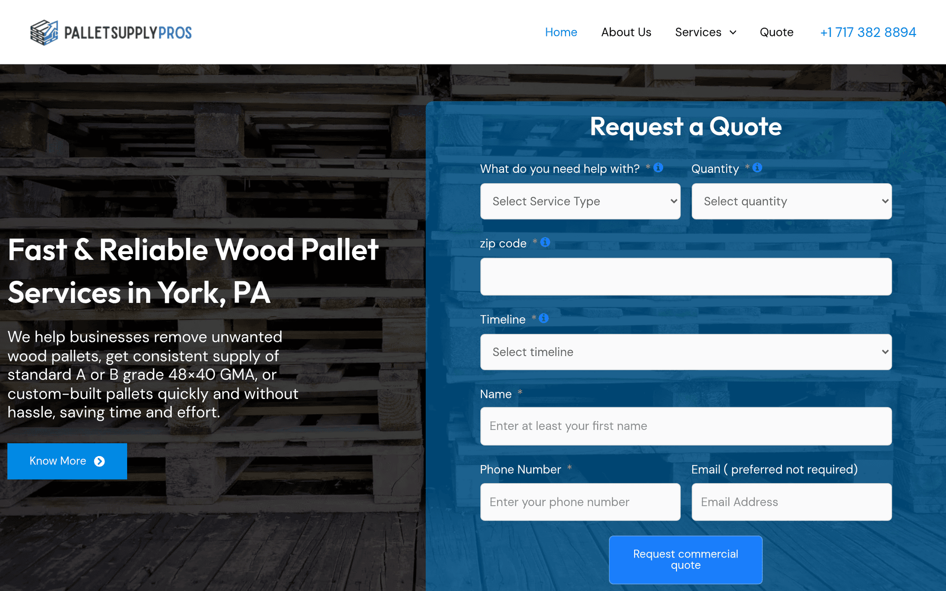 Pallet Supply Pros project preview