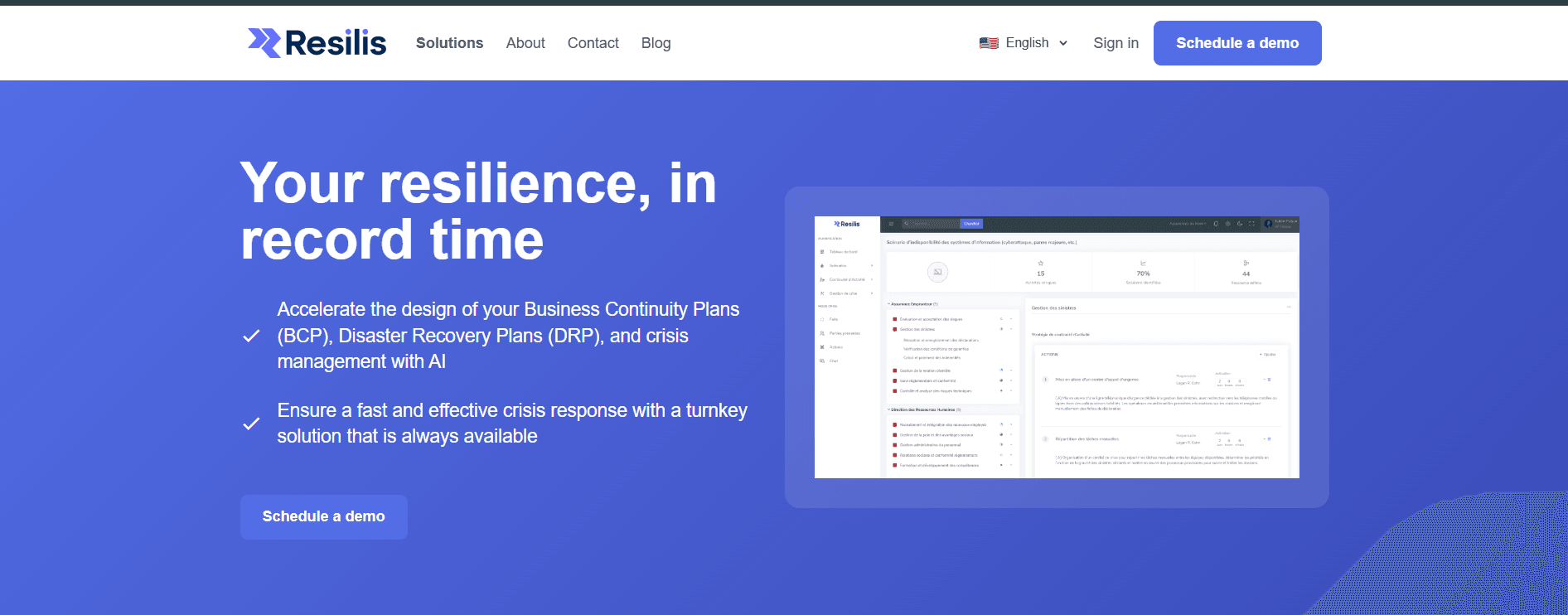 Resilis project preview
